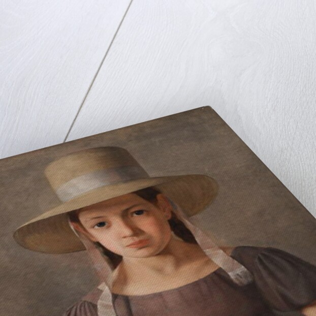 Girl with Fruit in a Basket, c.1827 by Constantin Hansen