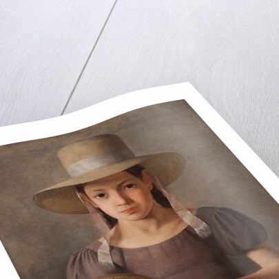 Girl with Fruit in a Basket, c.1827 by Constantin Hansen