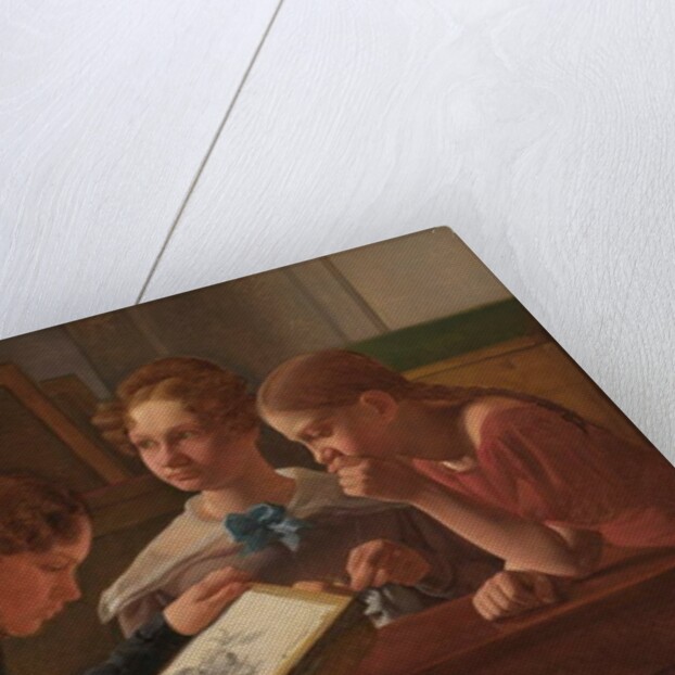 Three Young Girls. The Artist's Sisters: Alvilde, Ida and Henriette, 1827 by Constantin Hansen