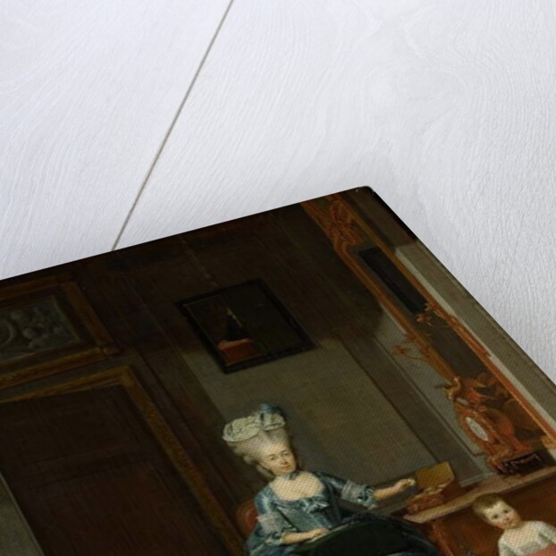 Susanna van Collen née Mogge and her daughter, 1776 by Hermanus Numan