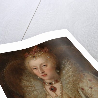 Portrait of Elizabeth I, Queen of England, 1550-99 by Anonymous Anonymous
