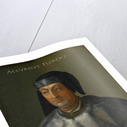 Portrait of Accursius, c. 1560 by Cristofano dell' Altissimo