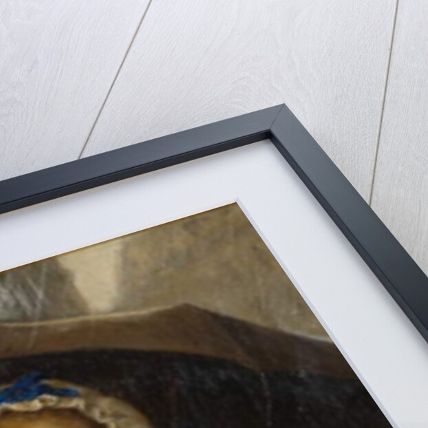 Louise Anker with Umbrella, 1872 by Albert Anker