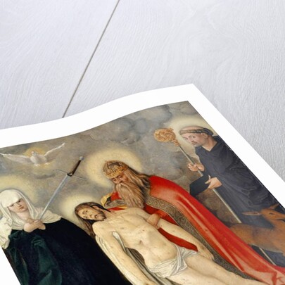 The Holy Trinity between the Lady of Sorrows and Saint Giles, c.1513-16 by Hans Baldung Grien