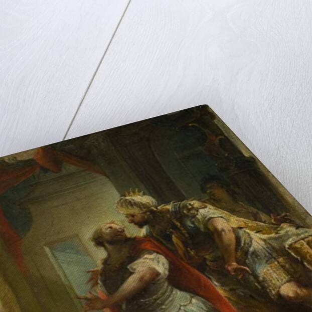 Saint Sampson with the Emperor Justinian, c.1750 by Johann Wolfgang Baumgartner