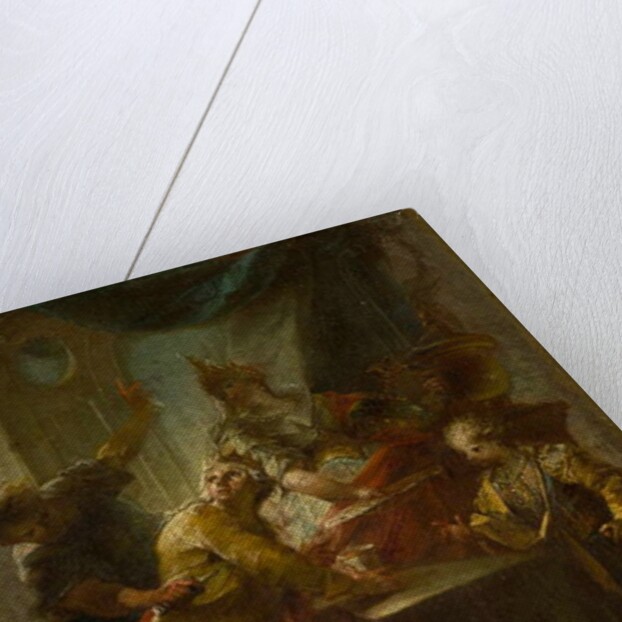 The Murder of Saint Edward, King and Martyr, c.1750 by Johann Wolfgang Baumgartner