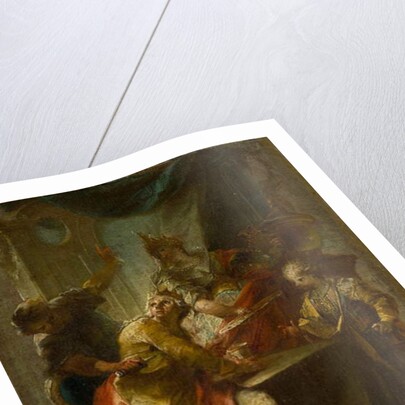 The Murder of Saint Edward, King and Martyr, c.1750 by Johann Wolfgang Baumgartner