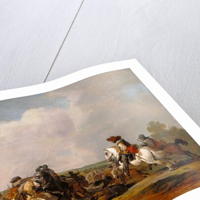 Battle Scene, c.1651-52 by Johannes Lingelbach