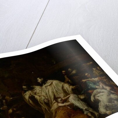 Blessed Bernard Tolomei Interceding for the Cessation of the Plague in Siena, c.1735 by Giuseppe Maria Crespi