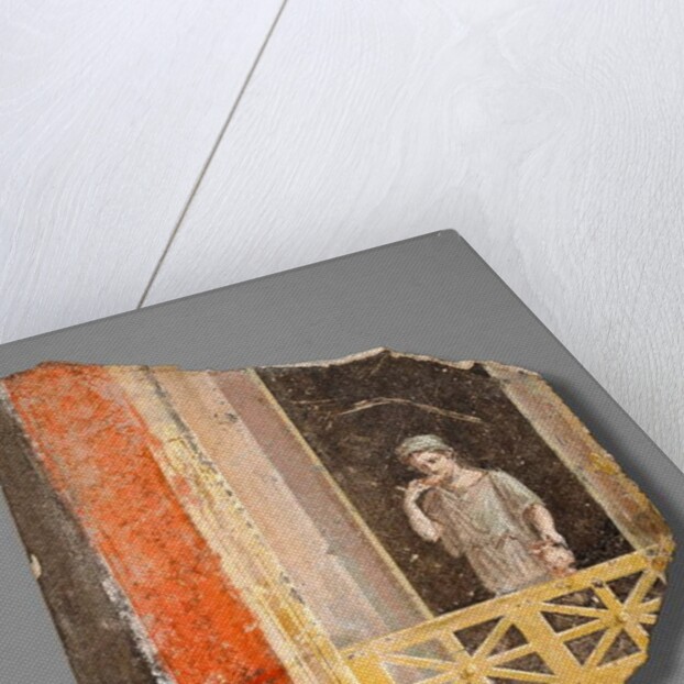 Fragment of a Woman on a Balcony, 10 B.C- 14 A.D by Roman