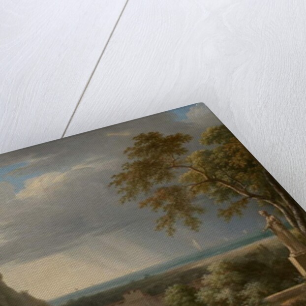 Classical Landscape with Figures and Sculpture, 1788 by Pierre Henri de Valenciennes