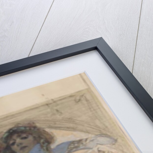 Seated Woman – study for a poster, 1897 by Alphonse Marie Mucha