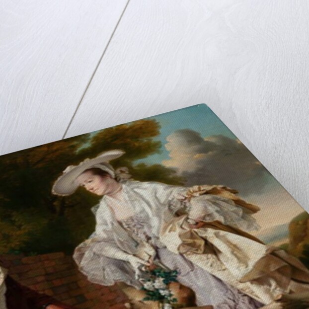 Portrait of Peter Perez Burdett and His First Wife Hannah, 1765 by Joseph Wright of Derby