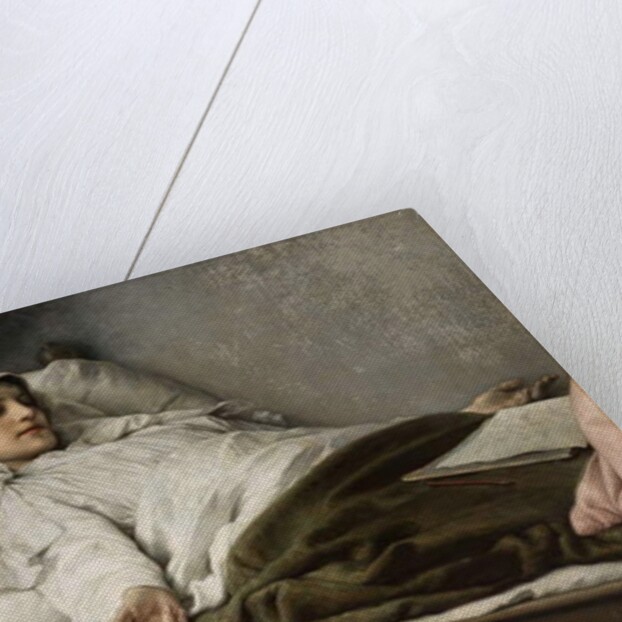 The Seeress of Prevorst in High Sleep, 1892 by Gabriel Max