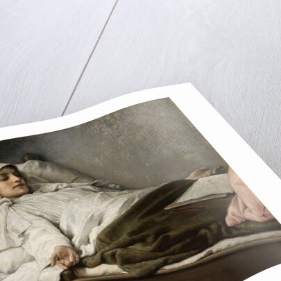 The Seeress of Prevorst in High Sleep, 1892 by Gabriel Max