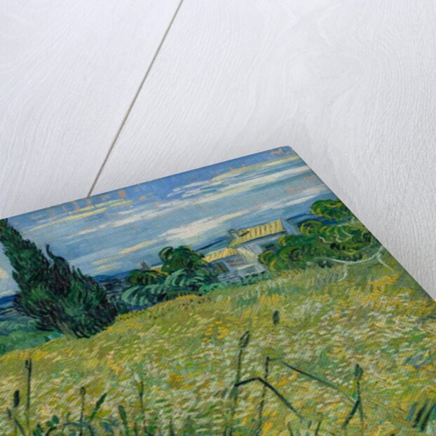 Green Wheat Field with Cypress, 1889 by Vincent van Gogh