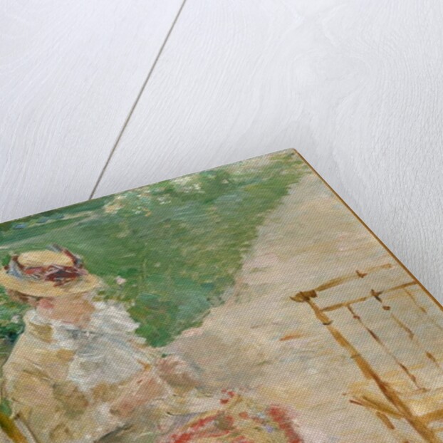 Young Woman Knitting, c.1883 by Berthe Morisot