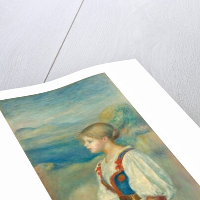 Girl with a Basket of Oranges, c.1889 by Pierre Auguste Renoir