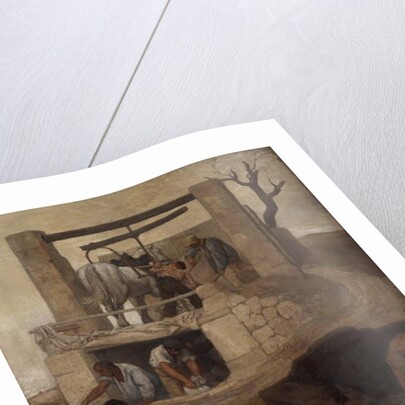 Workers at Montmartre, 1858 by Soběslav (1827-1901) Pinkas