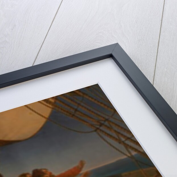 Columbus Discovers the Shores of America, 1846 by Christian Ruben