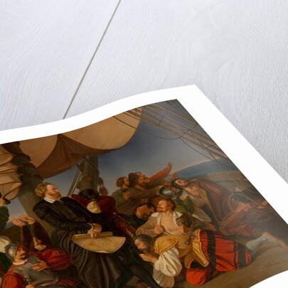 Columbus Discovers the Shores of America, 1846 by Christian Ruben