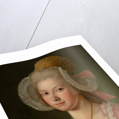 Portrait of a Lady with a Bonnet, 1785 by Jan Jahn