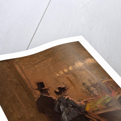 In front of a Shop, 1866 by Viktor Barvitius