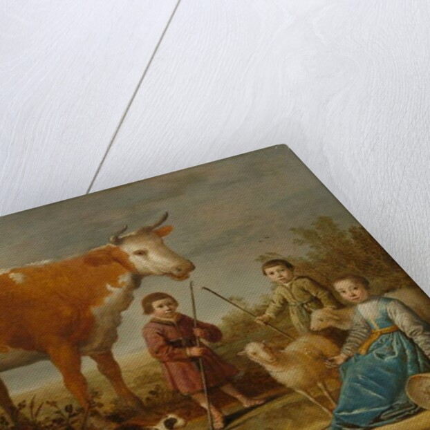 Children and a Cow, 1635-39 by Aelbert (attr.to) Cuyp