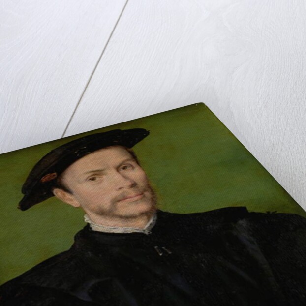 Portrait of a Bearded Man in Black, c.1540 by Corneille de Lyon (attr. to)