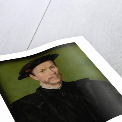 Portrait of a Bearded Man in Black, c.1540 by Corneille de Lyon (attr. to)