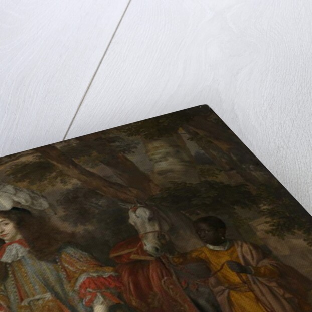 Portrait of Maria of Orange with Hendrik van Zuijlestein and a Servant, 1665 by Jan Mytens or Mijtens