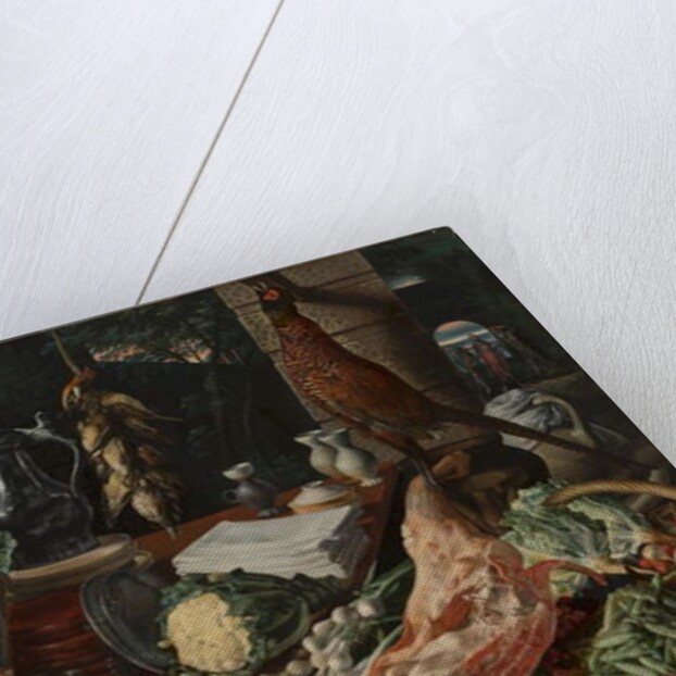 Kitchen Scene with Christ at Emmaus, c.1560-65 by Joachim Beuckelaer or Bueckelaer