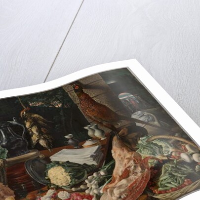 Kitchen Scene with Christ at Emmaus, c.1560-65 by Joachim Beuckelaer or Bueckelaer