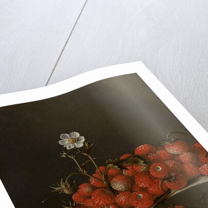 Still Life with Wild Strawberries, 1705 by Adrian Coorte