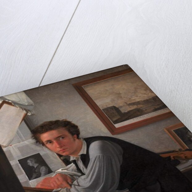 Copperplate Engraver Carl Edward Sonne, c.1826 by Ditlev Conrad Blunck