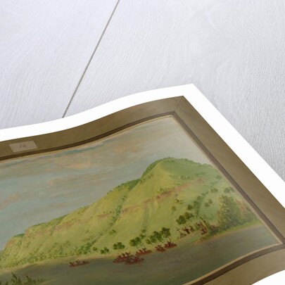 Father Hennepin leaving the Mississippi to Join la Salle, May 8th 1680, 1847-48 by George Catlin