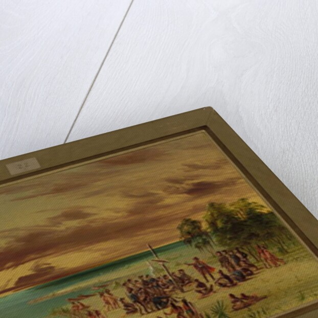 La Salle Claiming Louisiana for France, April 9th 1682, 1847-48 by George Catlin