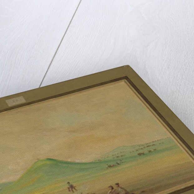 Expedition Encamped on a Texas Prairie, April 1686, 1847-48 by George Catlin