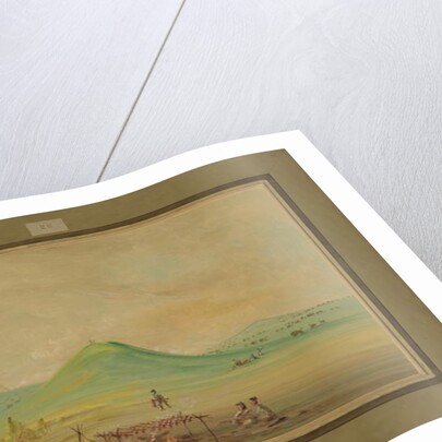 Expedition Encamped on a Texas Prairie, April 1686, 1847-48 by George Catlin