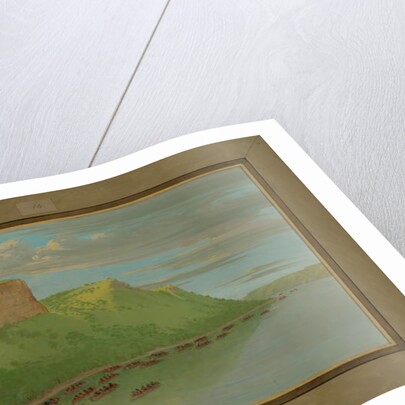 Father Hennepin and Companions Passing Lover's Leap, April 1680, 1847-48 by George Catlin