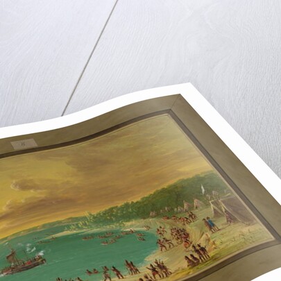 First Sailing of the Griffin on Lake Erie, August 7th 1679, 1847-48 by George Catlin