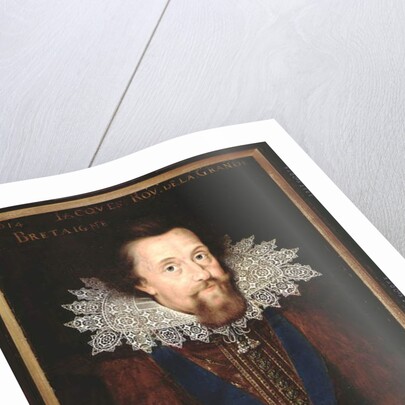 Portrait of James I, King of England, 1614 by Dutch School