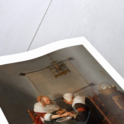 An Old Woman Bleeding a Young Woman, known as 'The Bloodletting', c.1660 by Quiringh Gerritsz. van Brekelenkam