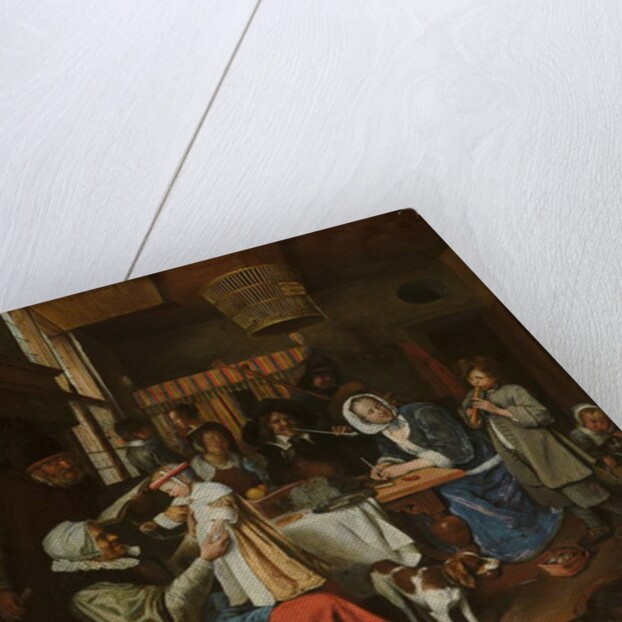 As the Old Sing, so Pipe the Young, c.1663-5 by Jan Havicksz. Steen