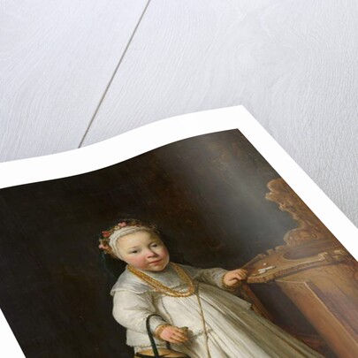 Girl by a High Chair, 1640 by Govaert Flinck