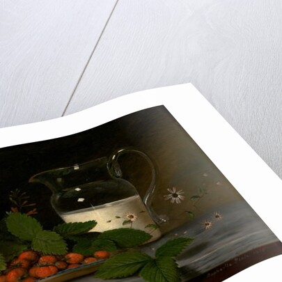 Strawberries and Cream, 1816 by Raphaelle Peale