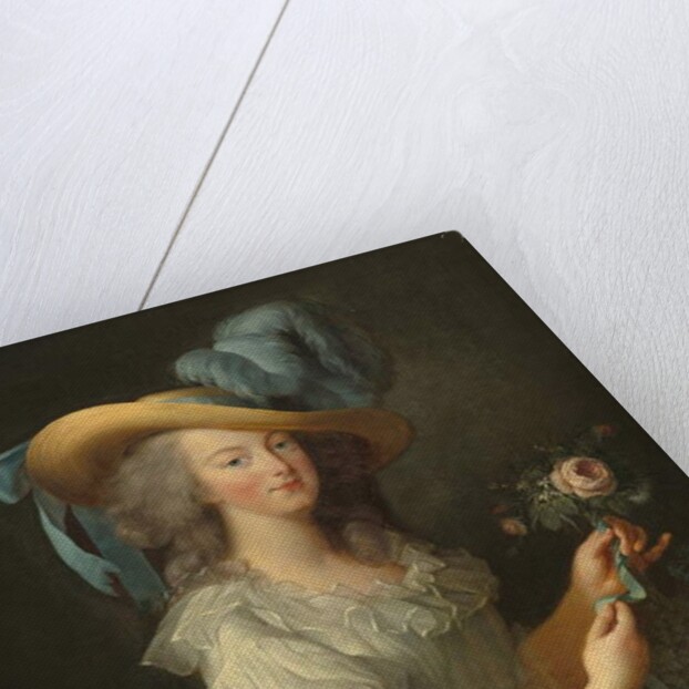 Marie-Antoinette dans une robe en mousseline, années 1780 by Elisabeth Louise Vigee-Lebrun
