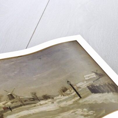 Winter. View of Eriksberg, Stockholm, c.1880 by Carl Skanberg