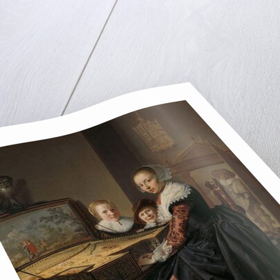 Woman playing the virginal, 1630-40 by Jan Miense Molenaer