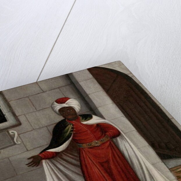 The Kislar Aghassi, Chief of the Black Eunuchs of the Sultan, 1700-37 by Jean Baptiste (circle of) Vanmour